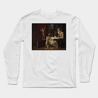 The Artist's Studio, with Self-Portrait by Hugo Birger Long Sleeve T-Shirt